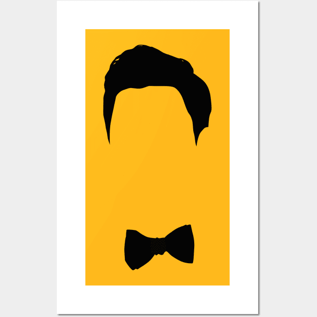 Darren - Bowtie and Hair Wall Art by byebyesally